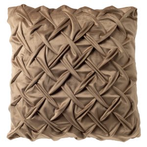 MIRA – kussenhoes 45×45 cm – 3D-vlechtpatroon – Irish Cream – beige MIRA – kussenhoes 45×45 cm – 3D-vlechtpatroon – Irish Cream – beige