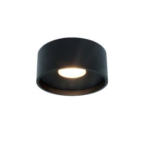 Artdelight plafondlamp Oran – 1 lichts – 12 x 5 cm – zwart Artdelight plafondlamp Oran – 1 lichts – 12 x 5 cm – zwart