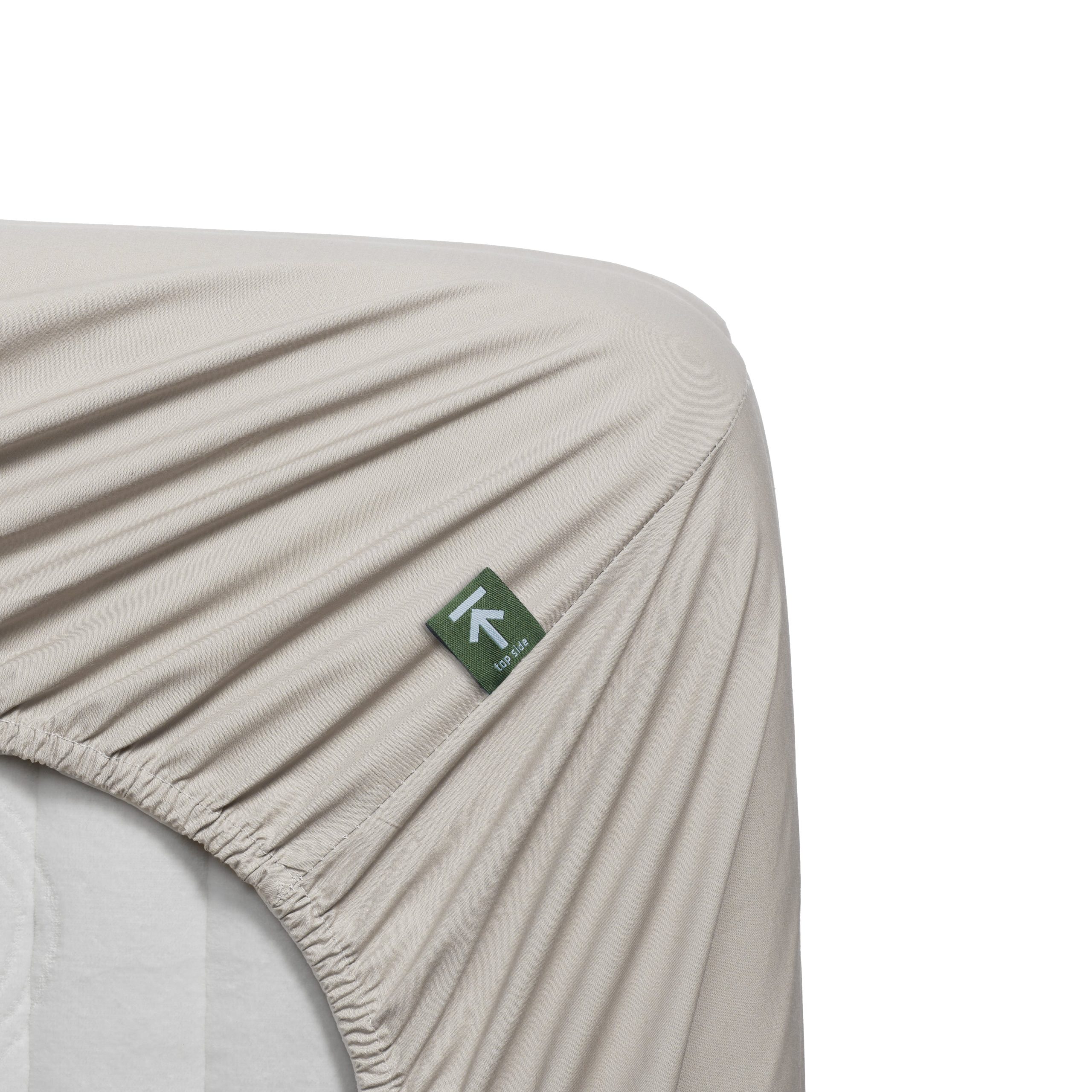 Beddinghouse - Percale Katoen - Topper Hoeslaken - 180x210 cm - Nature