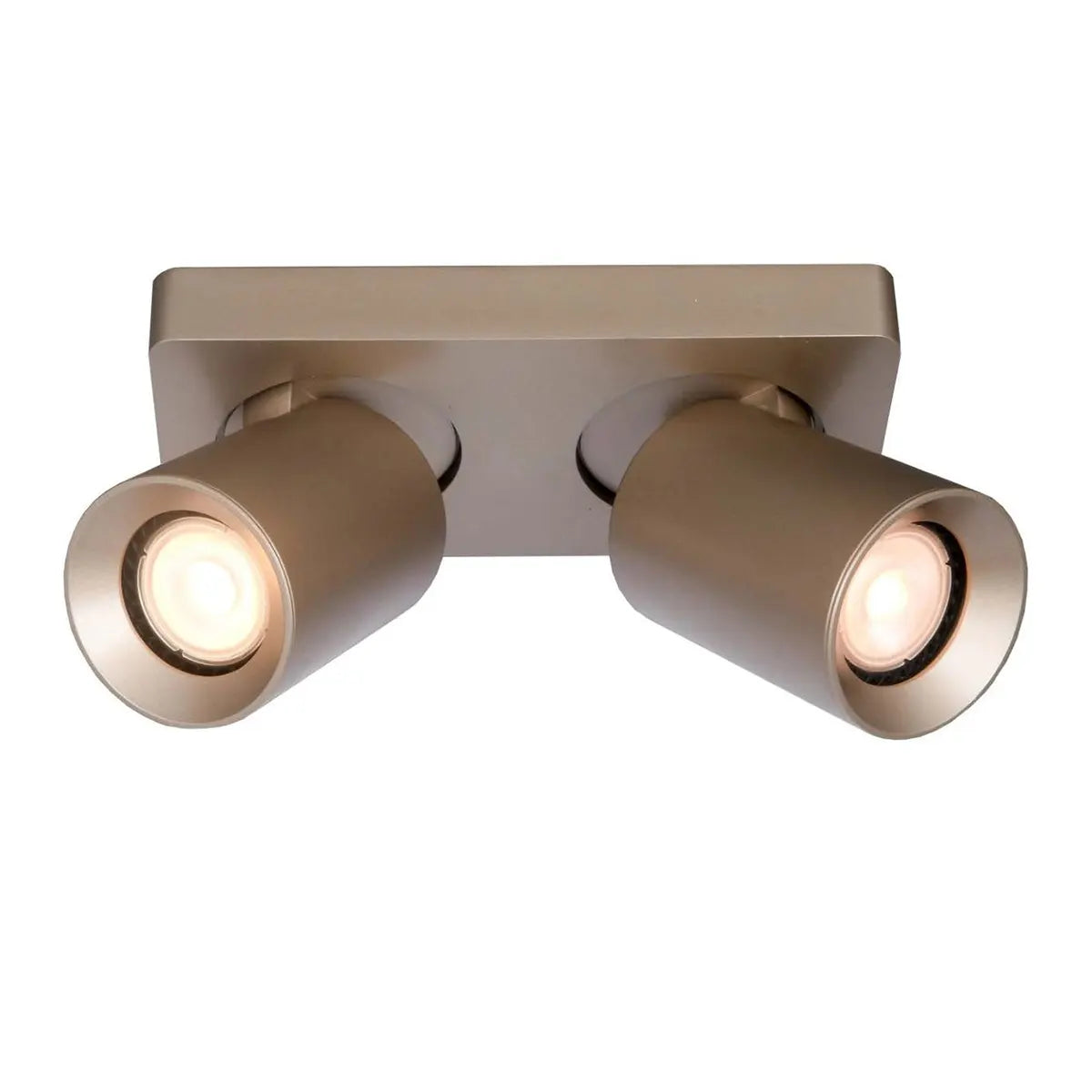Artdelight spot Megano - 2 lichts - 20 x 11.5 cm - champagne