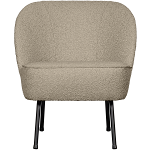 WOOOD fauteuil Vogue – Bouclé – Beige – 69x57x70 WOOOD fauteuil Vogue – Bouclé – Beige – 69x57x70