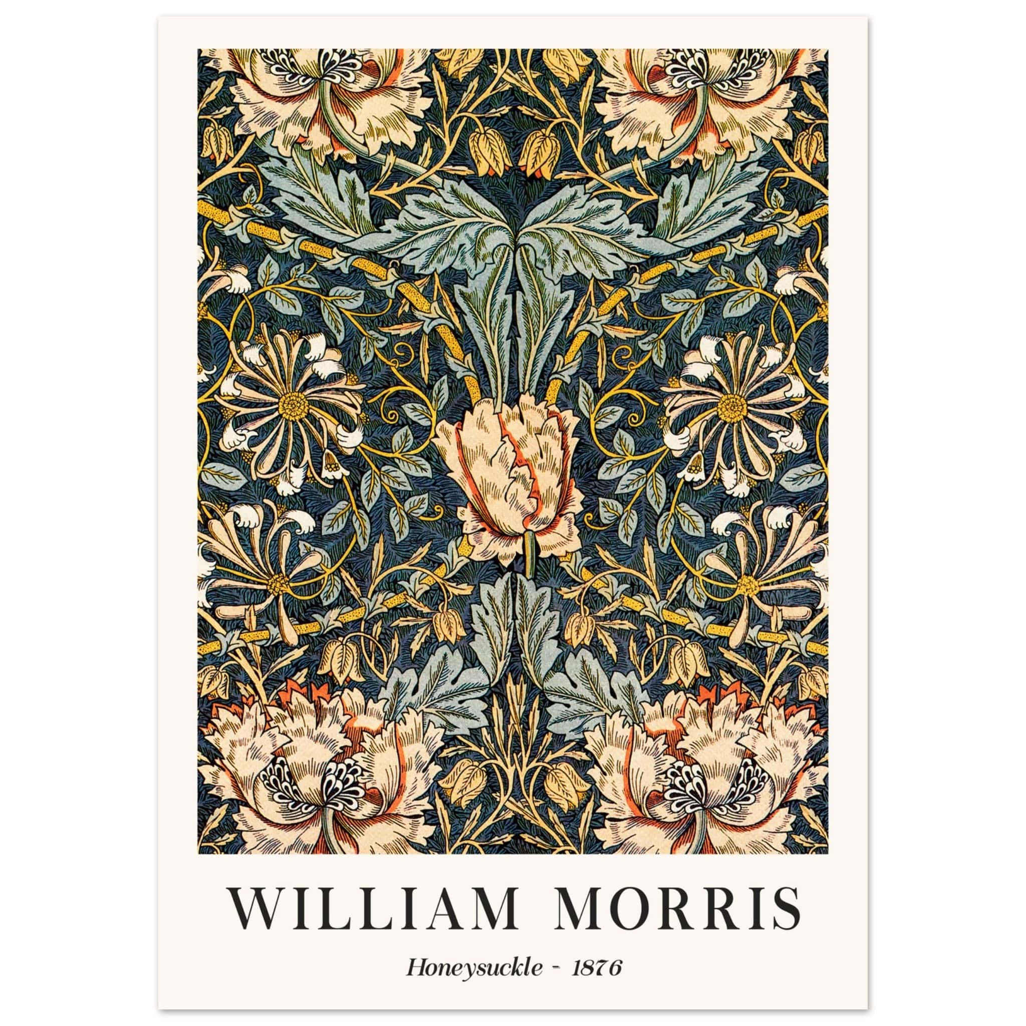 Artfulprints Poster William Morris - Honeysuckle 1876 - 50x70 cm - Don