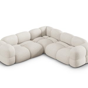 Cosmopolitan Design Symmetrische hoekbank Loretto 4-zits, structurele Cosmopolitan Design Symmetrische hoekbank Loretto 4-zits, structurele