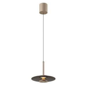 Artdelight hanglamp Madison – 1 lichts – 22 x 200 cm – champagne Artdelight hanglamp Madison – 1 lichts – 22 x 200 cm – champagne