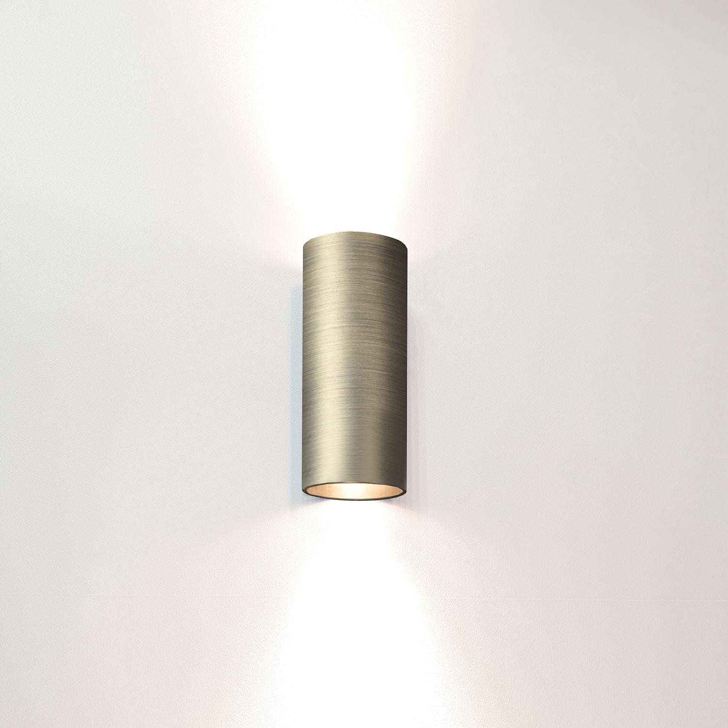 Artdelight wandlamp Roulo - 2 lichts - 6.5 x 15.4 cm - brons