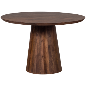 WOOOD eetkamertafel Limit – Mangohout – Walnoot – 76x130x130