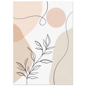 Artfulprints Poster Boho – Whispering lines – 50×70 cm – beige