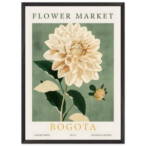 Artfulprints Poster met Lijst Flower market – Bogota – 50×70 cm – Groe Artfulprints Poster met Lijst Flower market – Bogota – 50×70 cm – Groe