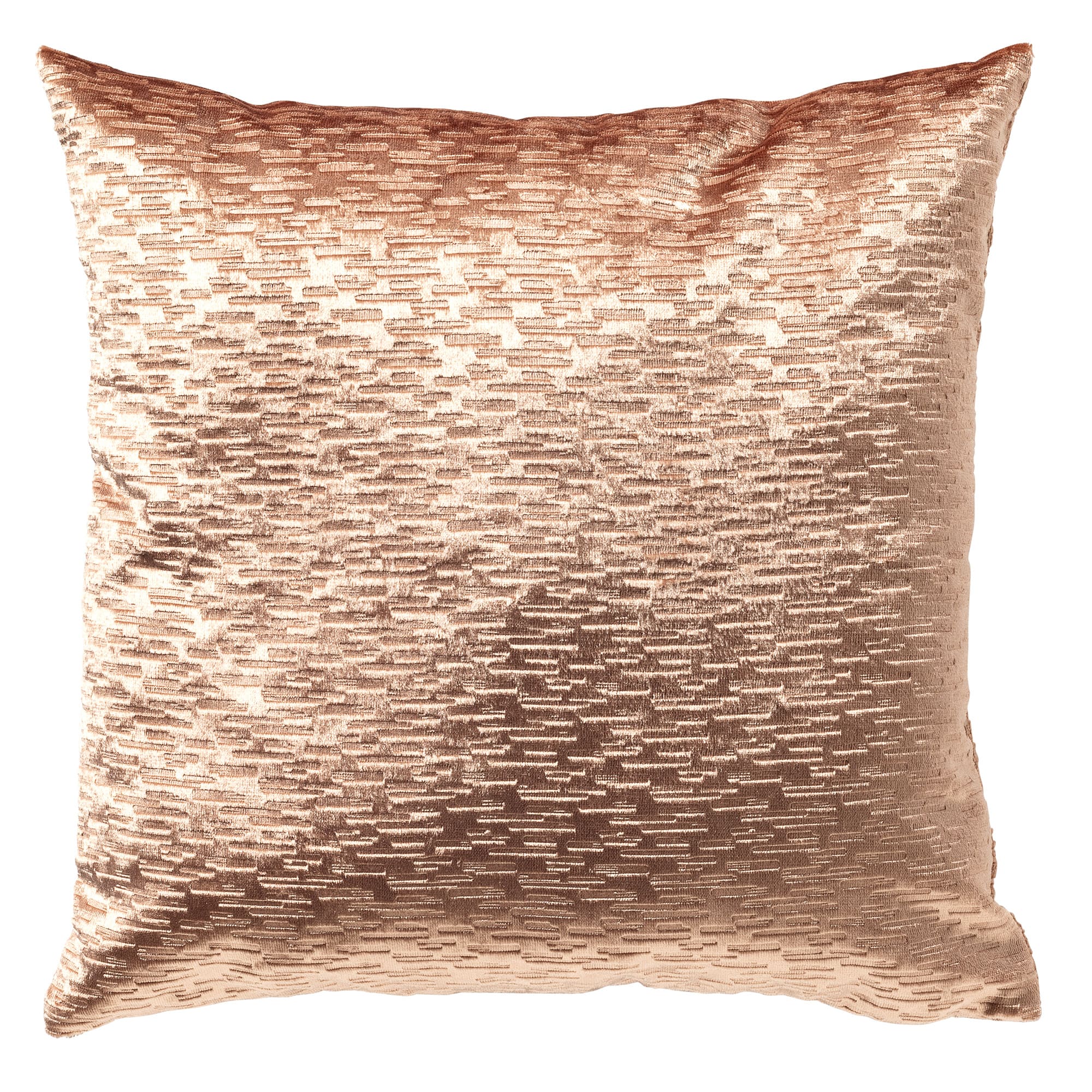 JADI - kussenhoes 45x45 cm - met glans - Tawny Brown - bruin