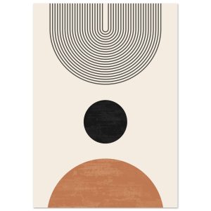 Artfulprints Abstract rainbow poster A4 21×29.7 cm Artfulprints Abstract rainbow poster A4 21×29.7 cm