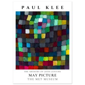 Artfulprints Poster Paul Klee – May picture – 50×70 cm – Meerkleurig Artfulprints Poster Paul Klee – May picture – 50×70 cm – Meerkleurig