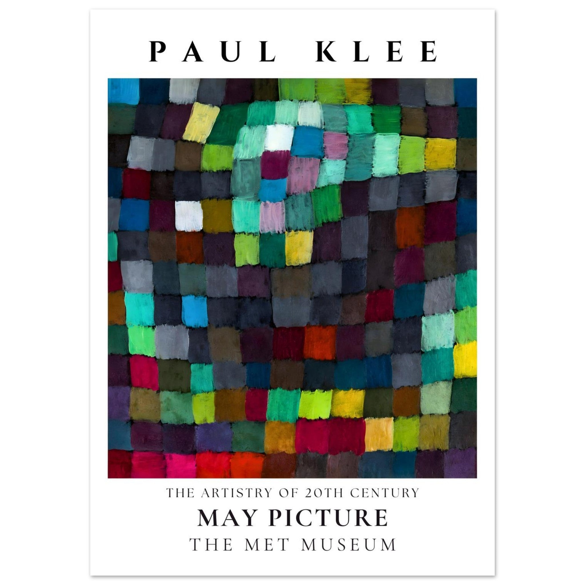 Artfulprints Poster Paul Klee - May picture - 50x70 cm - Meerkleurig