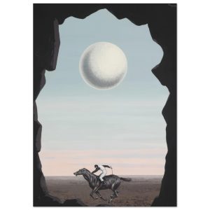Artfulprints Poster René Magritte – Le jockey perdu – A4 21×29.7 cm – Artfulprints Poster René Magritte – Le jockey perdu – A4 21×29.7 cm –