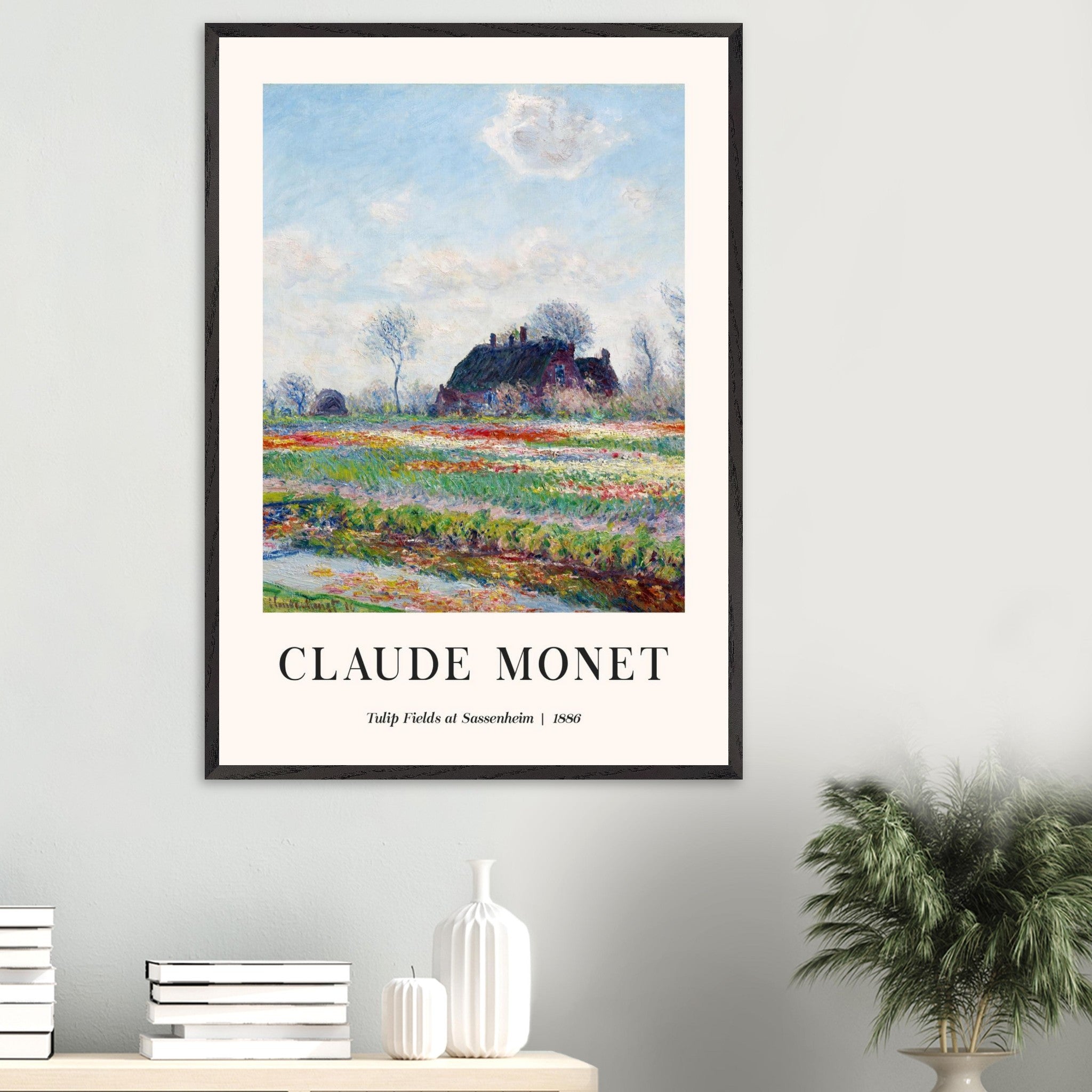 Artfulprints Poster Claude Monet - Tulip fields at Sassenheim - 70x100