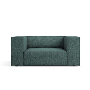 Cosmopolitan Design Fauteuil Arendal chenille, olie – 102x124x70cm Cosmopolitan Design Fauteuil Arendal chenille, olie – 102x124x70cm
