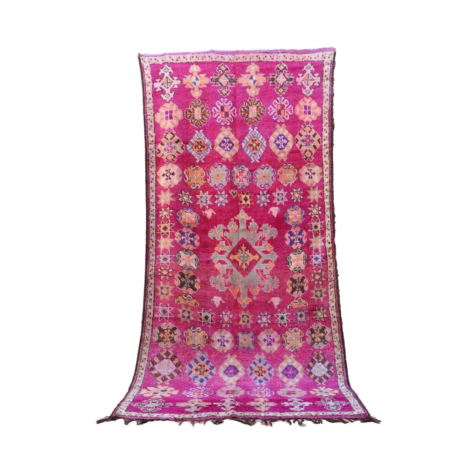 AFK Living vloerkleed Berber - handgemaakt - Wol - 202 x 424 cm