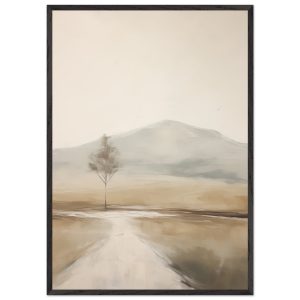 Artfulprints Poster met Lijst Abstract – Tree path – 70×100 cm – Taupe Artfulprints Poster met Lijst Abstract – Tree path – 70×100 cm – Taupe
