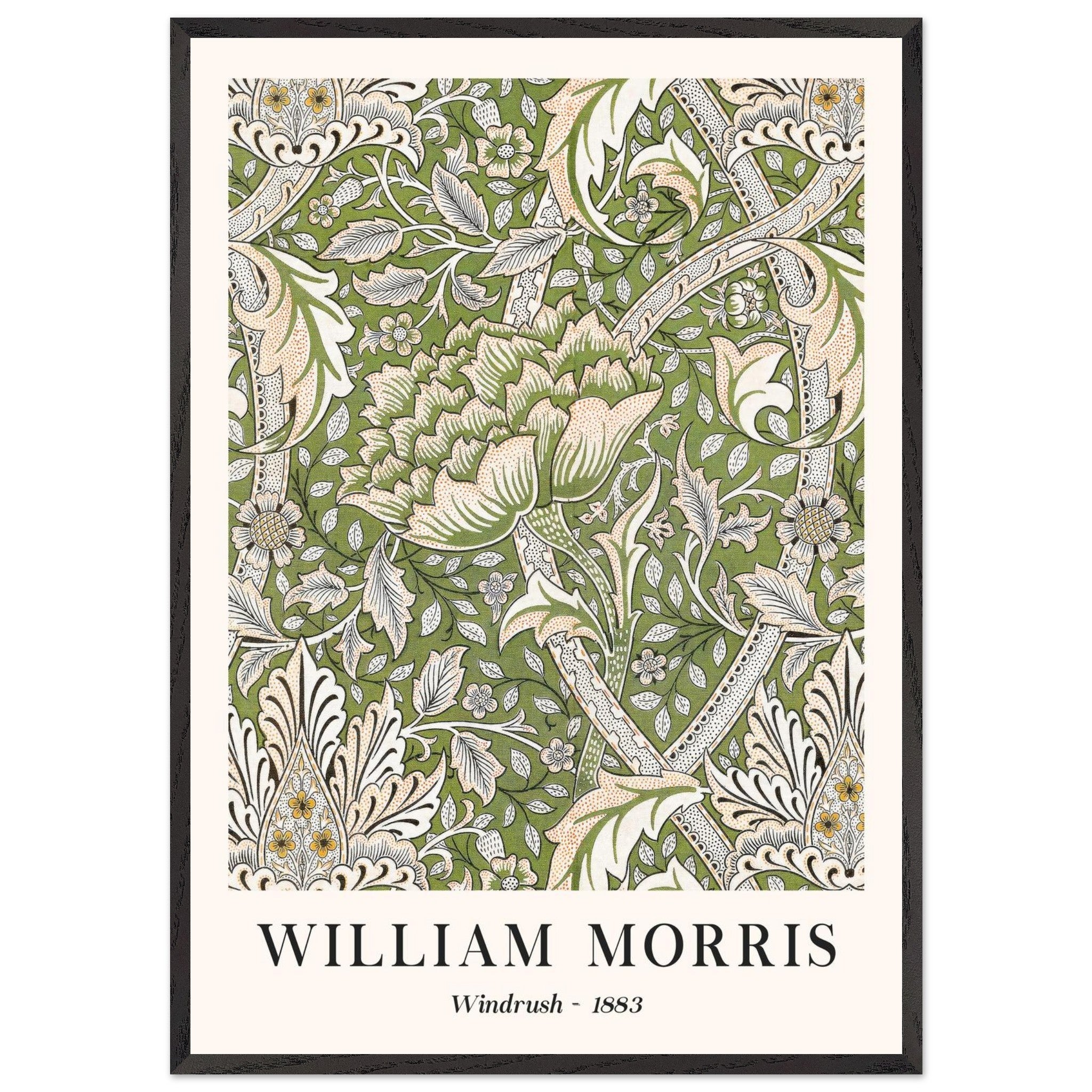 Artfulprints Poster met Lijst William Morris - Windrush 1883 - 70x100
