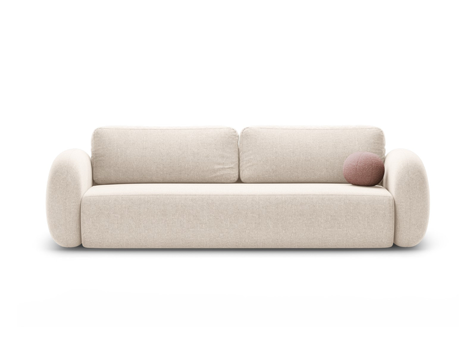 Cosmopolitan Design Slaapbank met opbergdoos Tonale 3-zits, chenille l