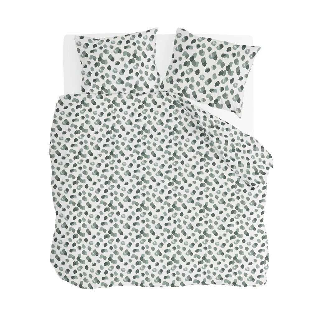 Byrklund - Dekbedovertrek Spotty Animal - 200x220 cm - Groen