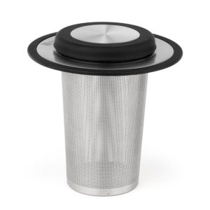 Bredemeijer – Theefilter met onderzetter XL – RVS