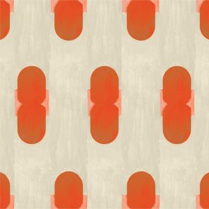 Catchii Behang Fez Favour Orange Catchii Behang Fez Favour Orange