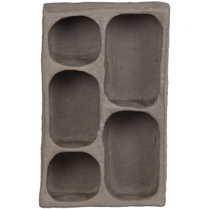 WOOOD wandkastje Clay – Papier Mache – Grijs – 70x45x23 WOOOD wandkastje Clay – Papier Mache – Grijs – 70x45x23