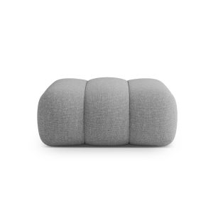 Cosmopolitan Design Poef Koge chenille lichtgrijs – 95x95x40cm