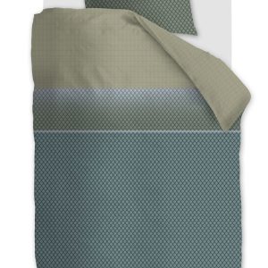 Beddinghouse Dekbedovertrek Riven – 140 x 200/220 cm – Blauw Beddinghouse Dekbedovertrek Riven – 140 x 200/220 cm – Blauw