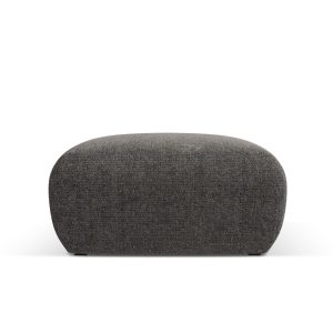 Cosmopolitan Design Poef Nolio chenille, grijs – 75x75x36cm Cosmopolitan Design Poef Nolio chenille, grijs – 75x75x36cm