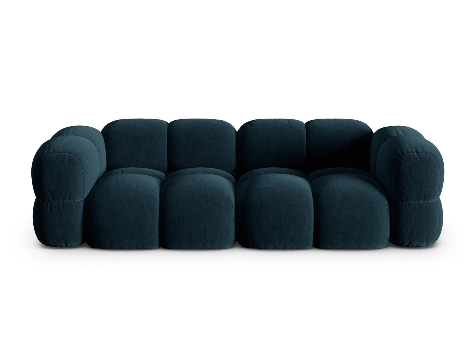 Cosmopolitan Design Bank Loretto 4-zits, flueel diepe olie - 100x250x6