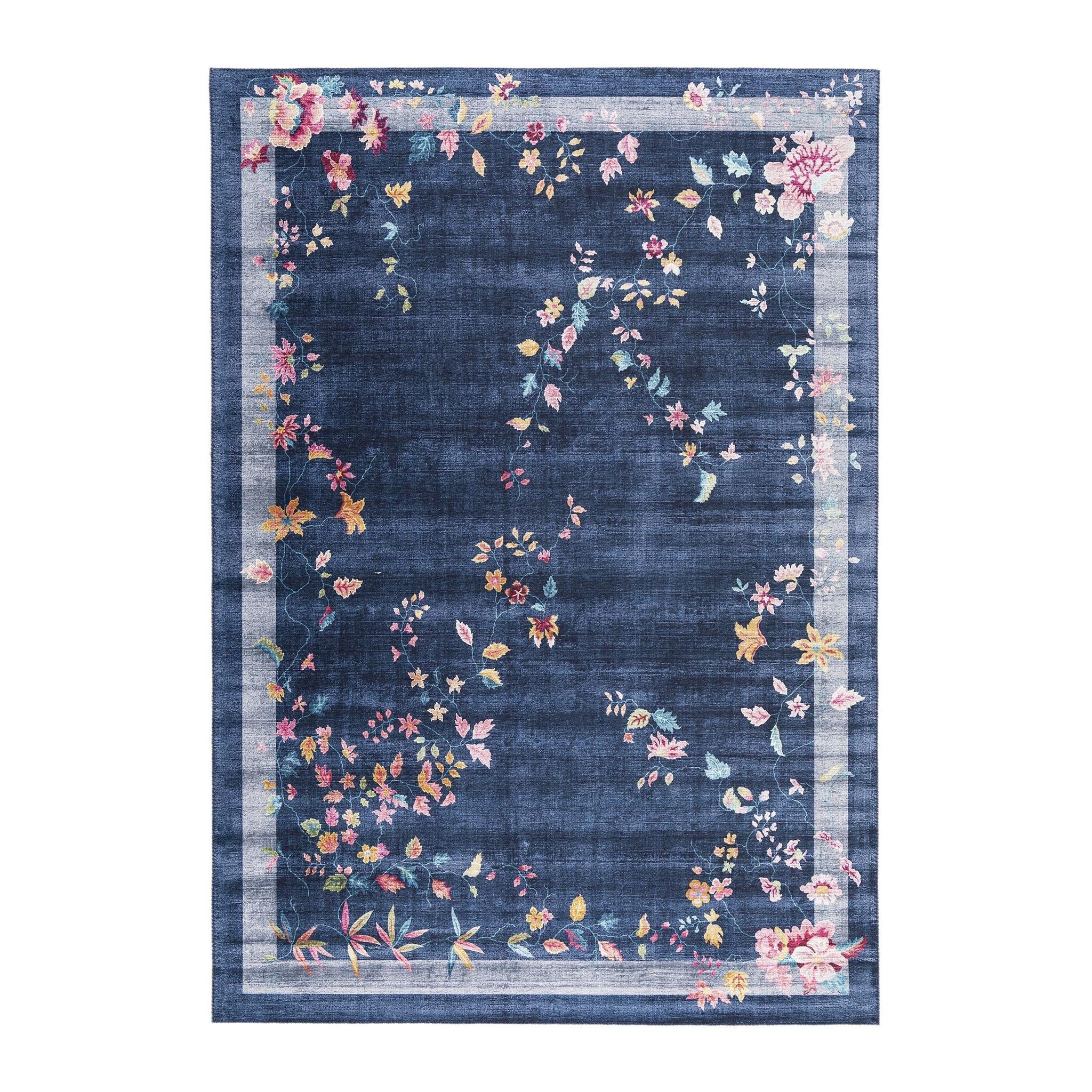 AFK Living vloerkleed Hortense - gedrukt - blauw - 160 x 230 cm