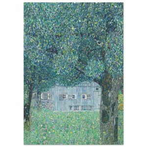 Artfulprints Poster Gustav Klimt – Farmhouse in upper Austria – 70×100 Artfulprints Poster Gustav Klimt – Farmhouse in upper Austria – 70×100