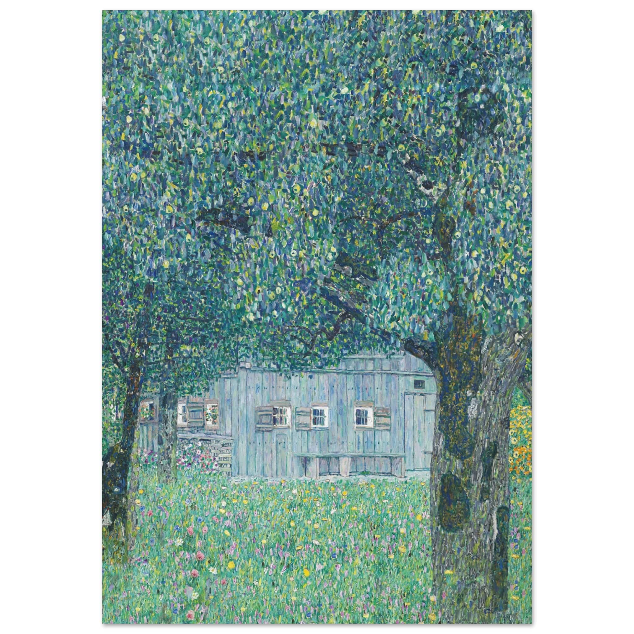Artfulprints Poster Gustav Klimt - Farmhouse in upper Austria - 70x100