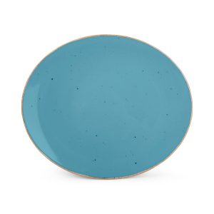Bonbistro – Plat bord 30,5x26cm blauw Collect – Set van 6 Bonbistro – Plat bord 30,5x26cm blauw Collect – Set van 6