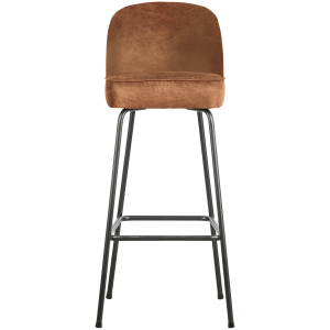 WOOOD barstoel 80cm Vogue – Recycle Leer – Cognac – 103x50x55 WOOOD barstoel 80cm Vogue – Recycle Leer – Cognac – 103x50x55