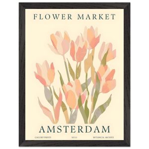 Artfulprints Poster met Lijst Flower market – Amsterdam III – 30×40 cm Artfulprints Poster met Lijst Flower market – Amsterdam III – 30×40 cm
