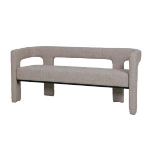 DÉJA Living Eetkamerbank Seto – Beige Stof – 160x54x68cm DÉJA Living Eetkamerbank Seto – Beige Stof – 160x54x68cm