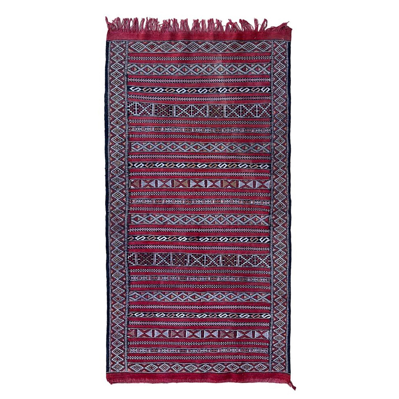 AFK Living vloerkleed Berber - handgemaakt - Wol - 88 x 167 cm