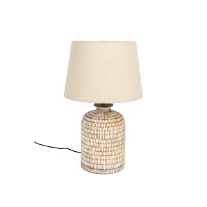 Dutchbone Russel Tafellamp – Beige Dutchbone Russel Tafellamp – Beige