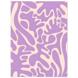 Artfulprints Poster Matisse – Purple flora – 30×40 cm – Paars