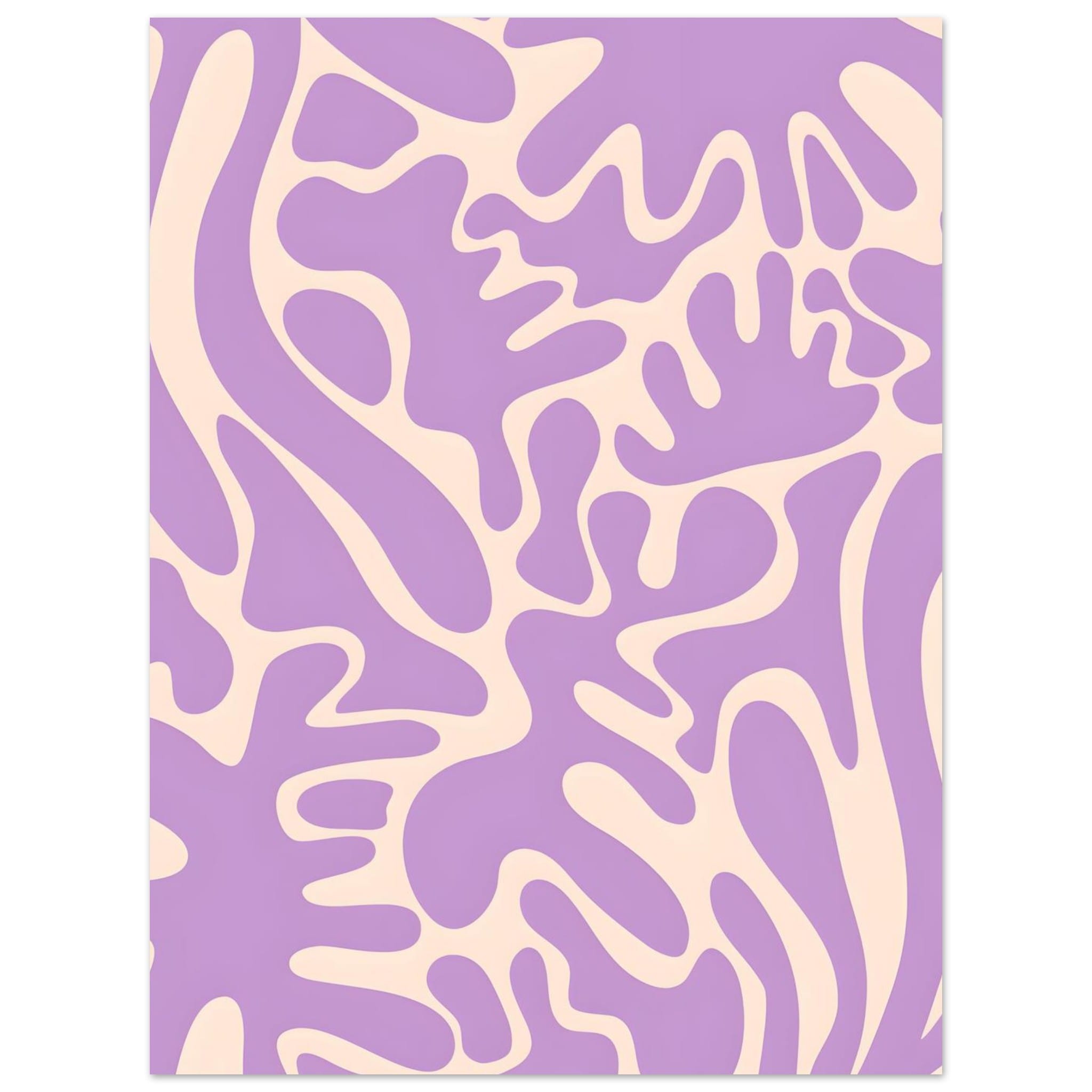 Artfulprints Poster Matisse – Purple flora - 30x40 cm - Paars