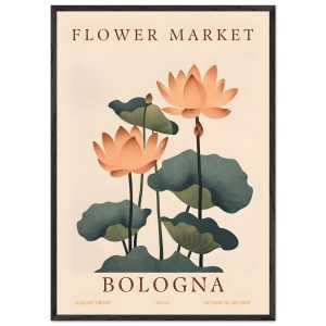 Artfulprints Poster met Lijst Flower market – Bologna – 70×100 cm – Me Artfulprints Poster met Lijst Flower market – Bologna – 70×100 cm – Me