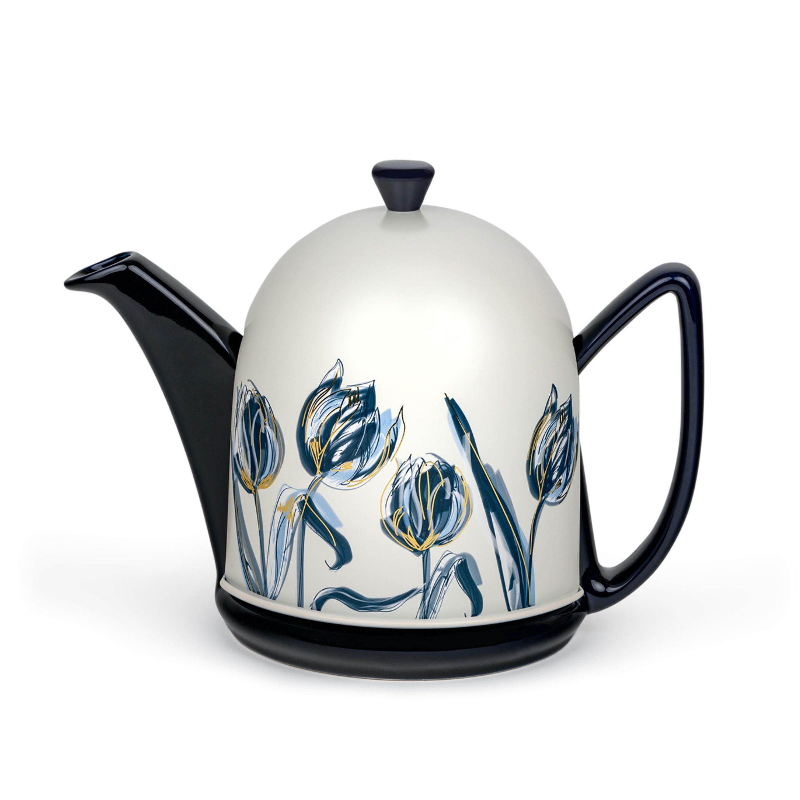Bredemeijer - Theepot jubileum Cosy Manto 1,0L blauw/tulp - Limited Ed
