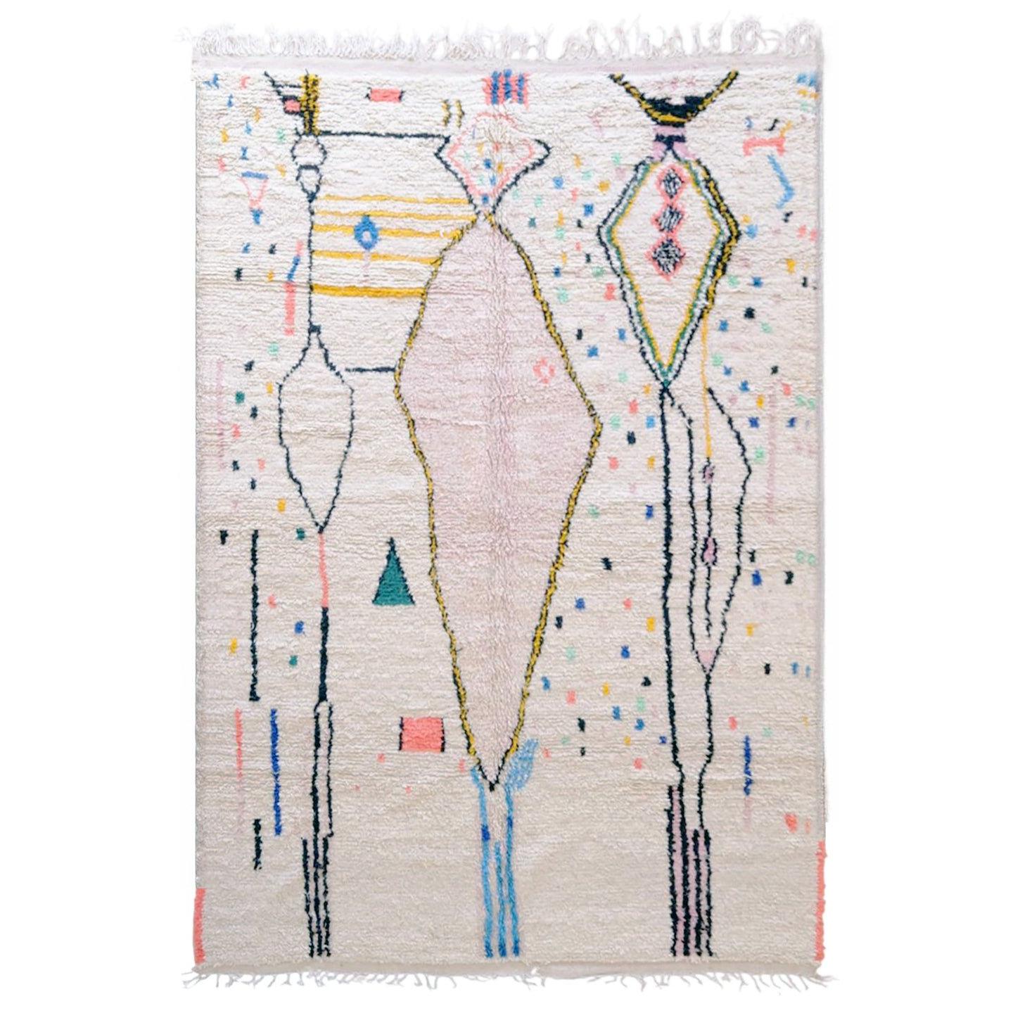AFK Living vloerkleed Berber - handgemaakt - Wol - 235 x 331 cm