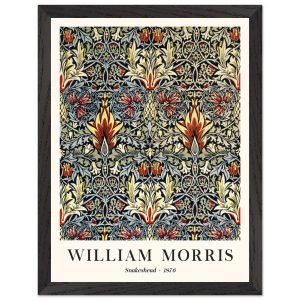 Artfulprints Poster met Lijst William Morris – Snakeshead 1876 – 30×40 Artfulprints Poster met Lijst William Morris – Snakeshead 1876 – 30×40