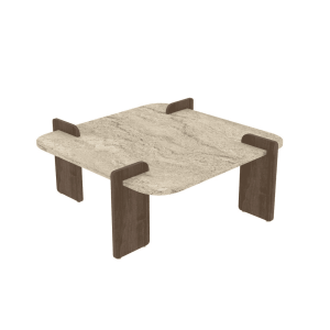 Calicosy – ORIGIN Salontafel – Notenhout – 90x90x35 cm Calicosy – ORIGIN Salontafel – Notenhout – 90x90x35 cm