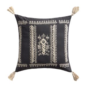 Calma House Kussenhoes Traste – Donkergrijs – 45×45 Calma House Kussenhoes Traste – Donkergrijs – 45×45