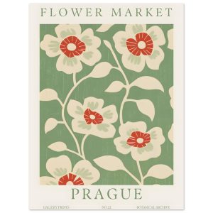 Artfulprints Poster Flower market – Prague I – 30×40 cm – Meerkleurig Artfulprints Poster Flower market – Prague I – 30×40 cm – Meerkleurig