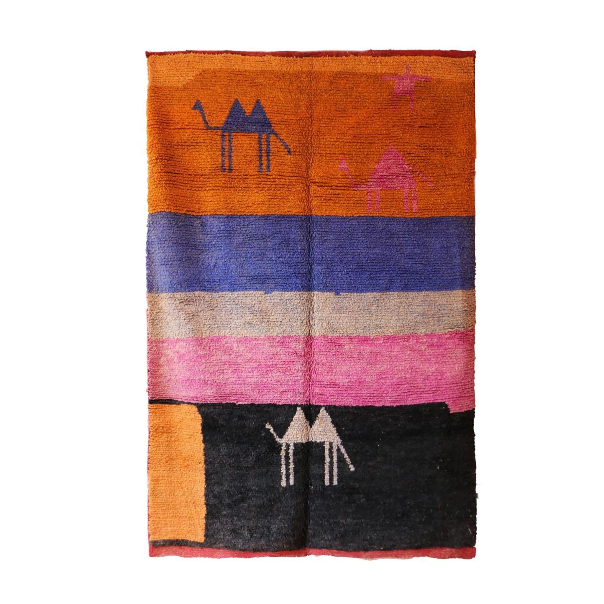 AFK Living vloerkleed Berber - handgemaakt - Wol - 200 x 304 cm